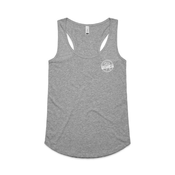 Womens Bootcamp Singlet - Curved Hem, Racer back Thumbnail