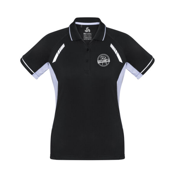 Women's Black Coach Polo  Thumbnail
